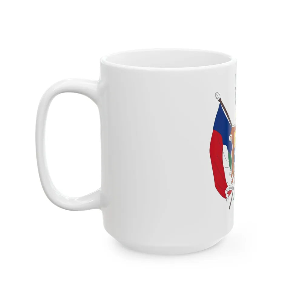 Coat of arms of the Nieuwe Republiek - White Coffee Mug-Go Mug Yourself