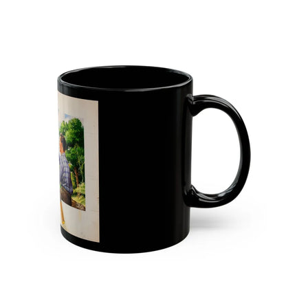 Bure Rifle Targets, ad illustration - Black Coffee Mug-Go Mug Yourself