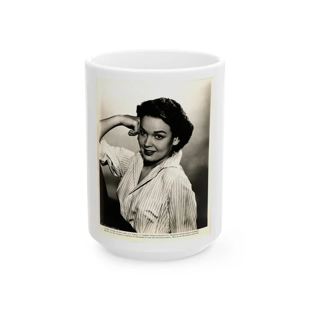 Kathryn Grant #123 (Vintage Female Icon) White Coffee Mug-15oz-Go Mug Yourself