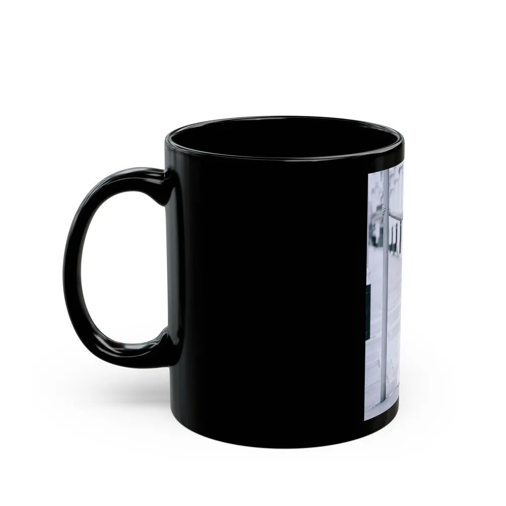 Julie Ege #193 (Vintage Female Icon) Black Coffee Mug-Go Mug Yourself