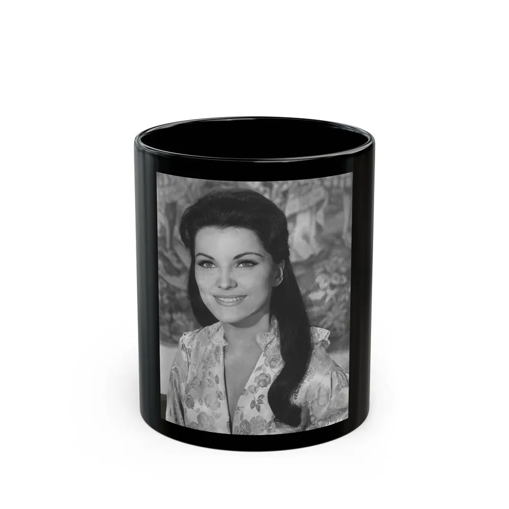 Debra Paget #175 (Vintage Female Icon) Black Coffee Mug-11oz-Go Mug Yourself