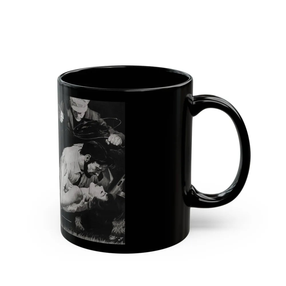 Cuba's Call Girl Guerilla, Adventure, December 1963 - Black Coffee Mug-Go Mug Yourself