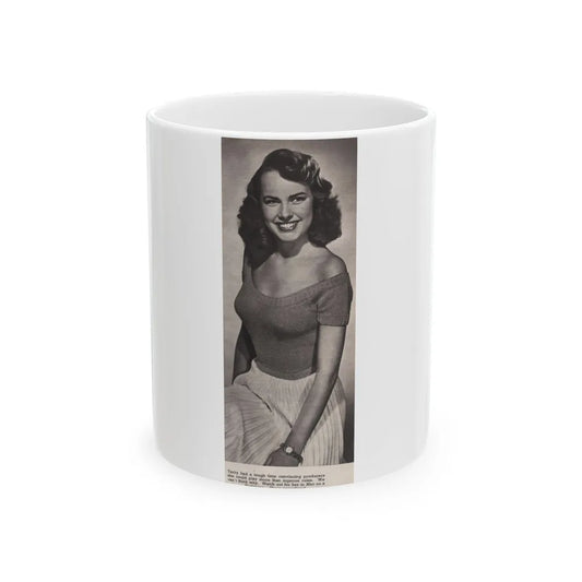 Terry Moore #532 - 3.5x9 Magazine Page Photo Clipping (Vintage Female Icon) White Coffee Mug-11oz-Go Mug Yourself