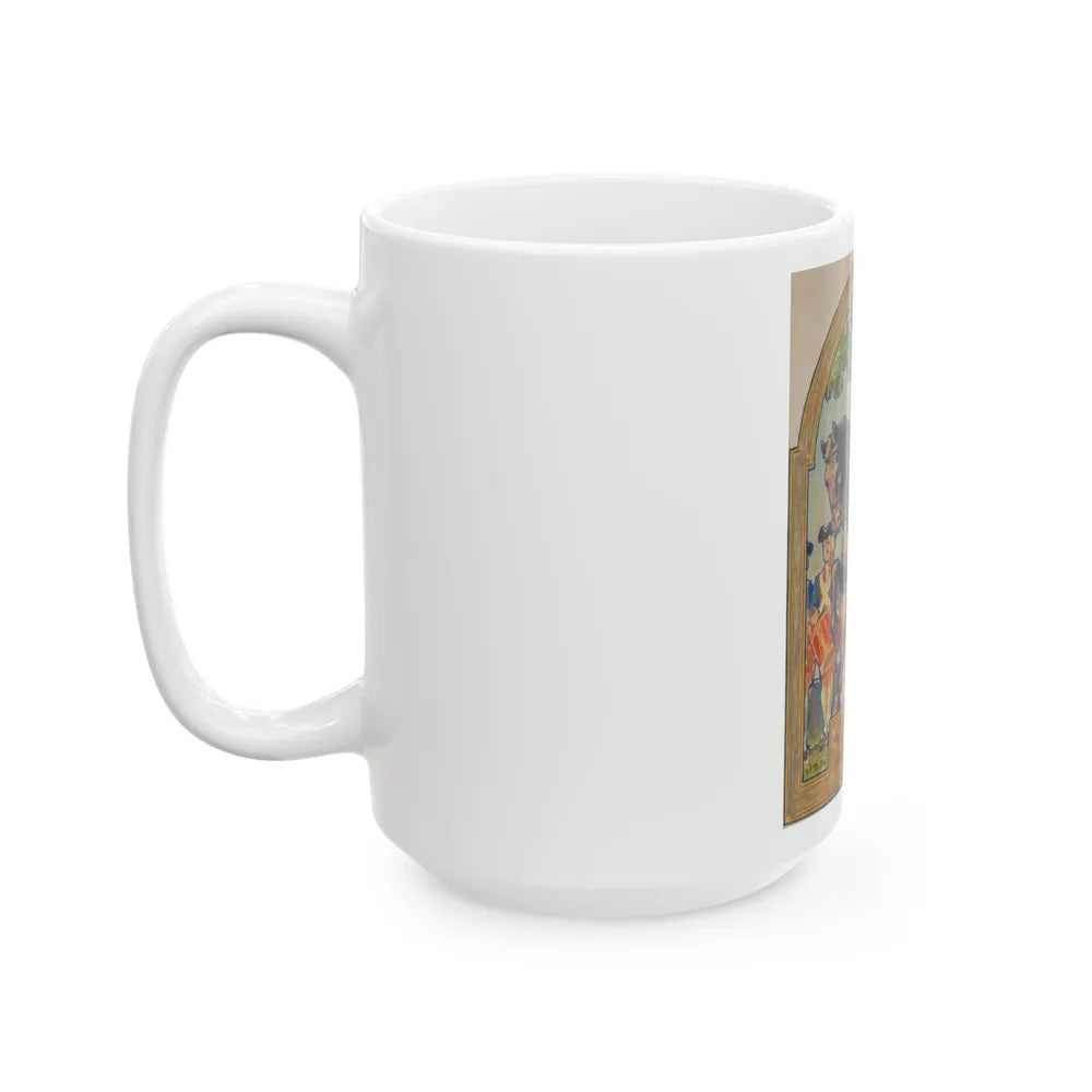 General Washington, magazine cover study - White Coffee Mug-Go Mug Yourself