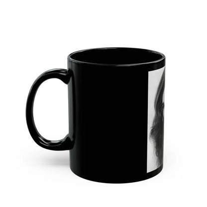 Gila Golan #02 (Vintage Female Icon) Black Coffee Mug-Go Mug Yourself