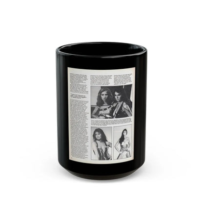 Caroline Munro #371 - Starbust Mag. #24 August '80 (Vintage Female Icon) Black Coffee Mug-15oz-Go Mug Yourself