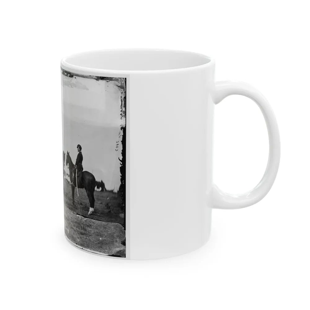 Falmouth, Va. Aides De Camp To Gen. Joseph Hooker Capts. William L. Candler, Harry Russell, And Alexander Moore (U.S. Civil War) White Coffee Mug-Go Mug Yourself