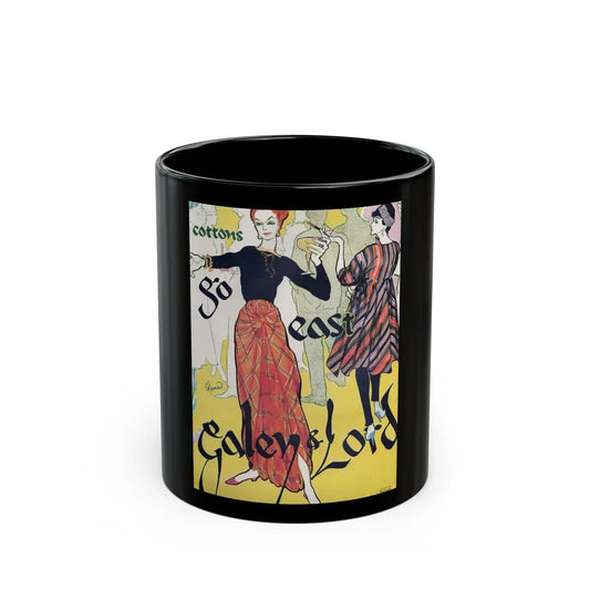 Galey & Lord, 1957 (2) - Black Coffee Mug-11oz-Go Mug Yourself