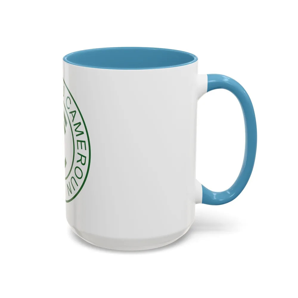 Emblem of French Cameroon - Accent Coffee Mug-Go Mug Yourself