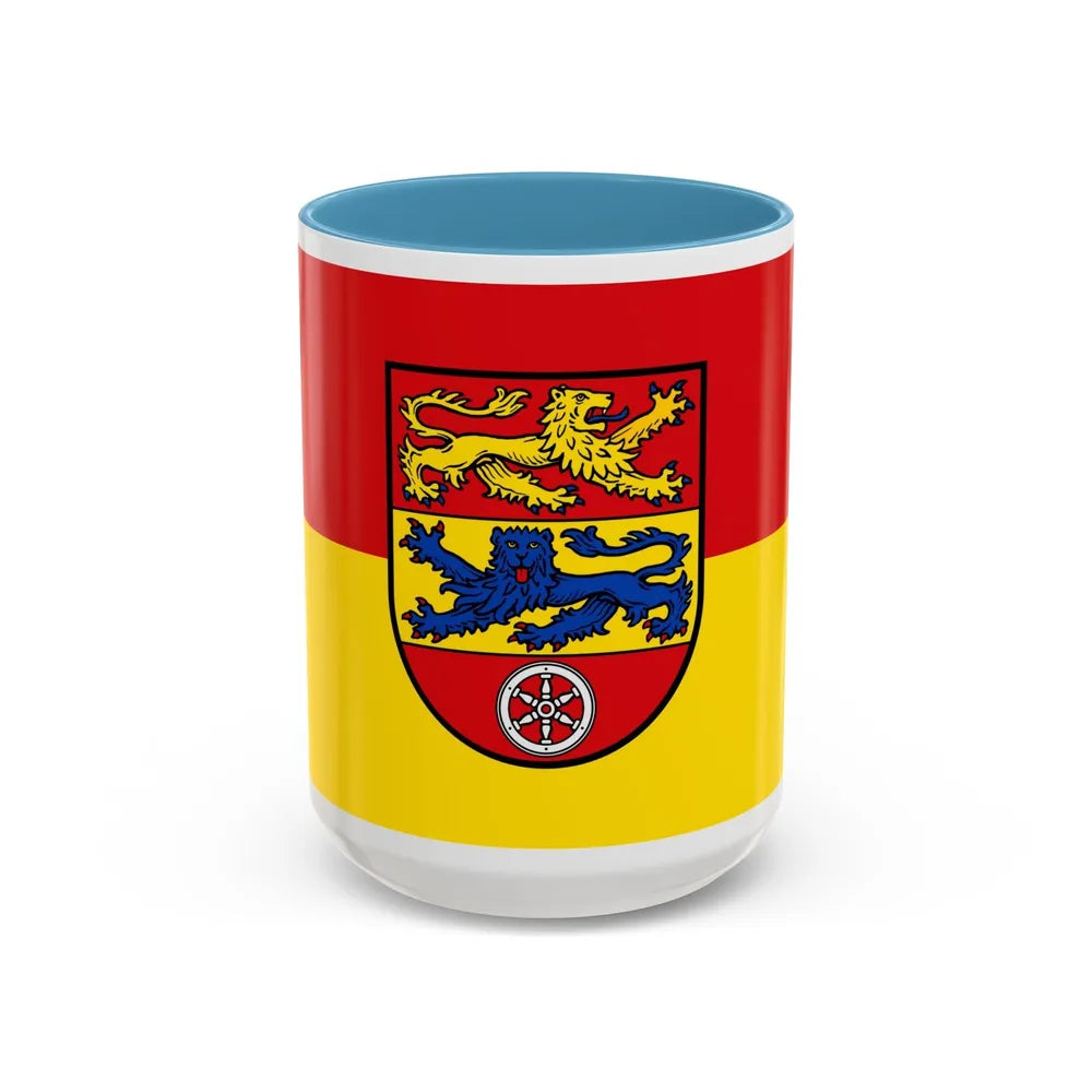 Flag of Goettingen Germany - Accent Coffee Mug-15oz-Light Blue-Go Mug Yourself