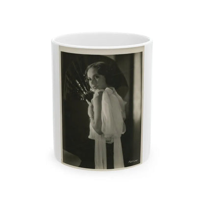 Fay Wray #174 (Vintage Female Icon) White Coffee Mug-11oz-Go Mug Yourself