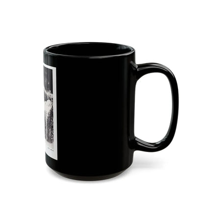 Gila Golan #129 (Vintage Female Icon) Black Coffee Mug-Go Mug Yourself