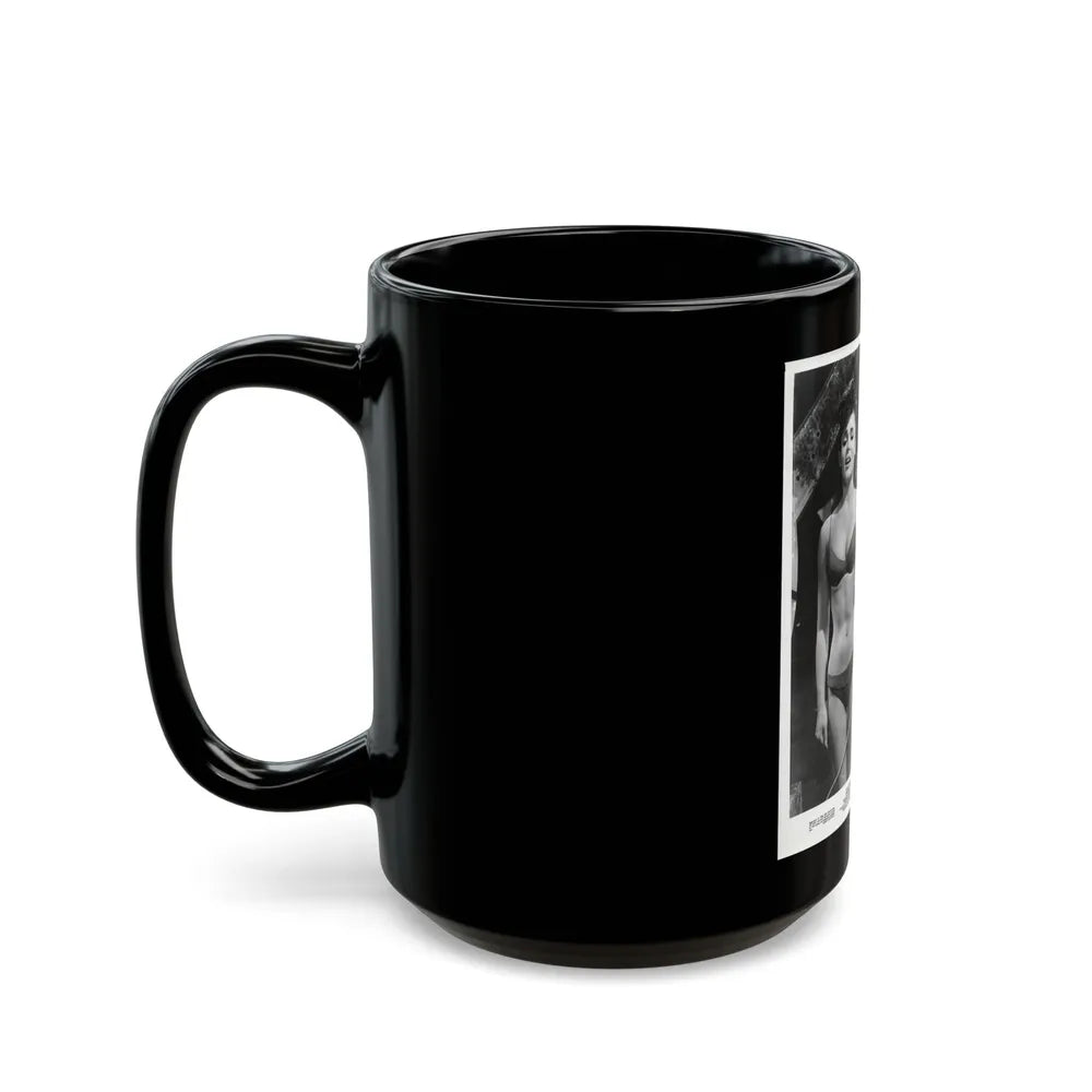 Gila Golan #80 (Vintage Female Icon) Black Coffee Mug-Go Mug Yourself