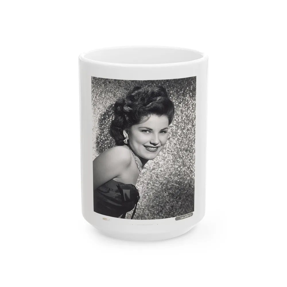 Debra Paget #343 (Vintage Female Icon) White Coffee Mug-15oz-Go Mug Yourself