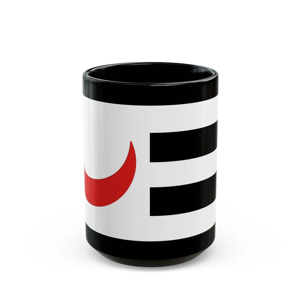 Flag of the kingdom of Tlemcen during 14th century - Black Coffee Mug-15oz-Go Mug Yourself