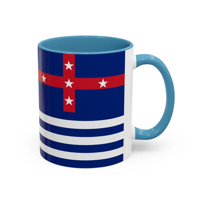 Upper Murray River Flag - Accent Coffee Mug-Go Mug Yourself