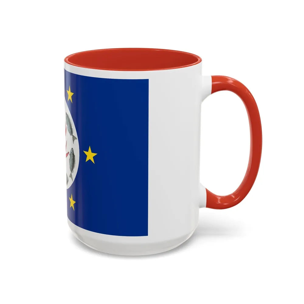 Flag of Airai Palau - Accent Coffee Mug-Go Mug Yourself