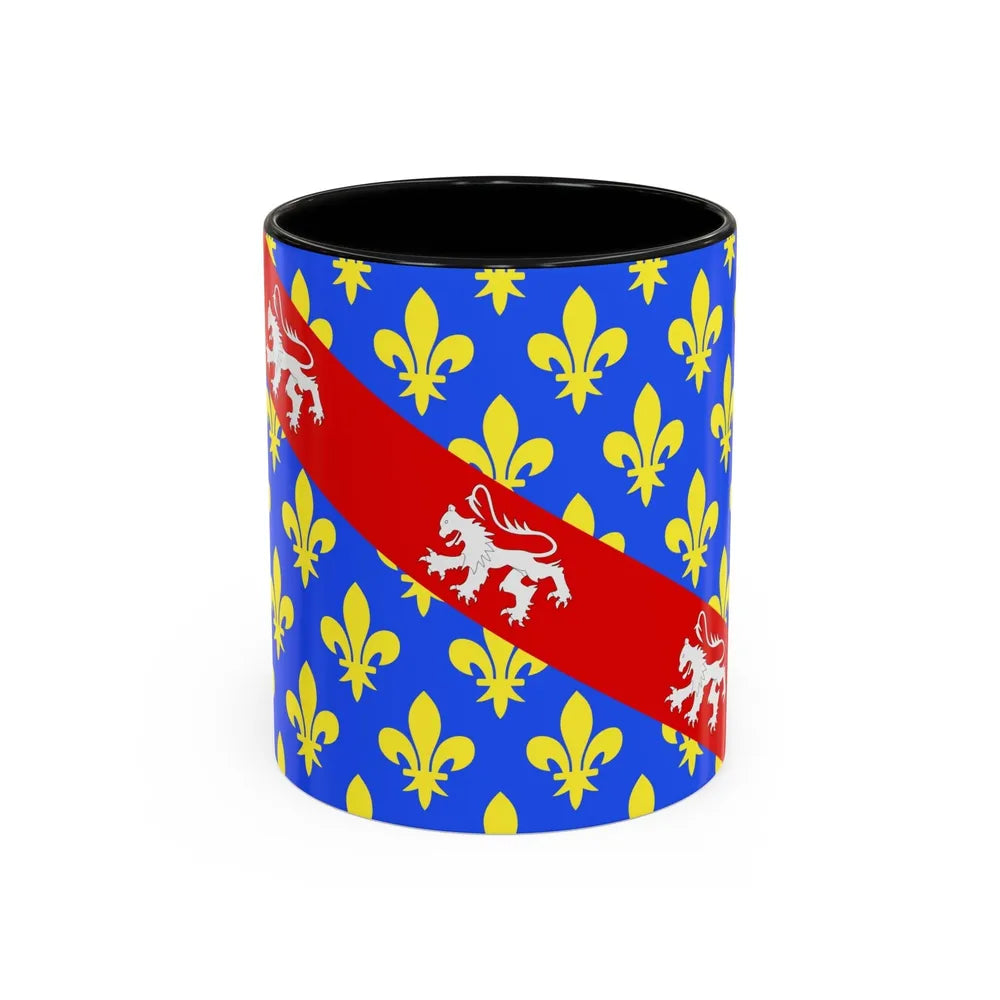 Flag of Creuse France - Accent Coffee Mug-11oz-Black-Go Mug Yourself