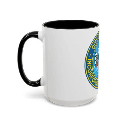 Seal of Chicago Illinois - Accent Coffee Mug-Go Mug Yourself