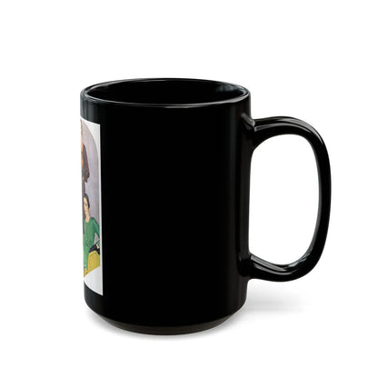 Fashion Illustration (2) - Black Coffee Mug-Go Mug Yourself