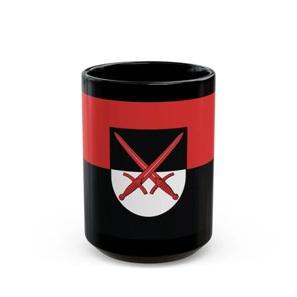 Flag of Wittenberg Germany - Black Coffee Mug-15oz-Go Mug Yourself