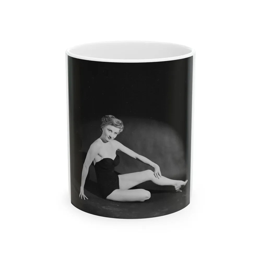 Carol Ohmart #28 (Vintage Female Icon) White Coffee Mug-11oz-Go Mug Yourself