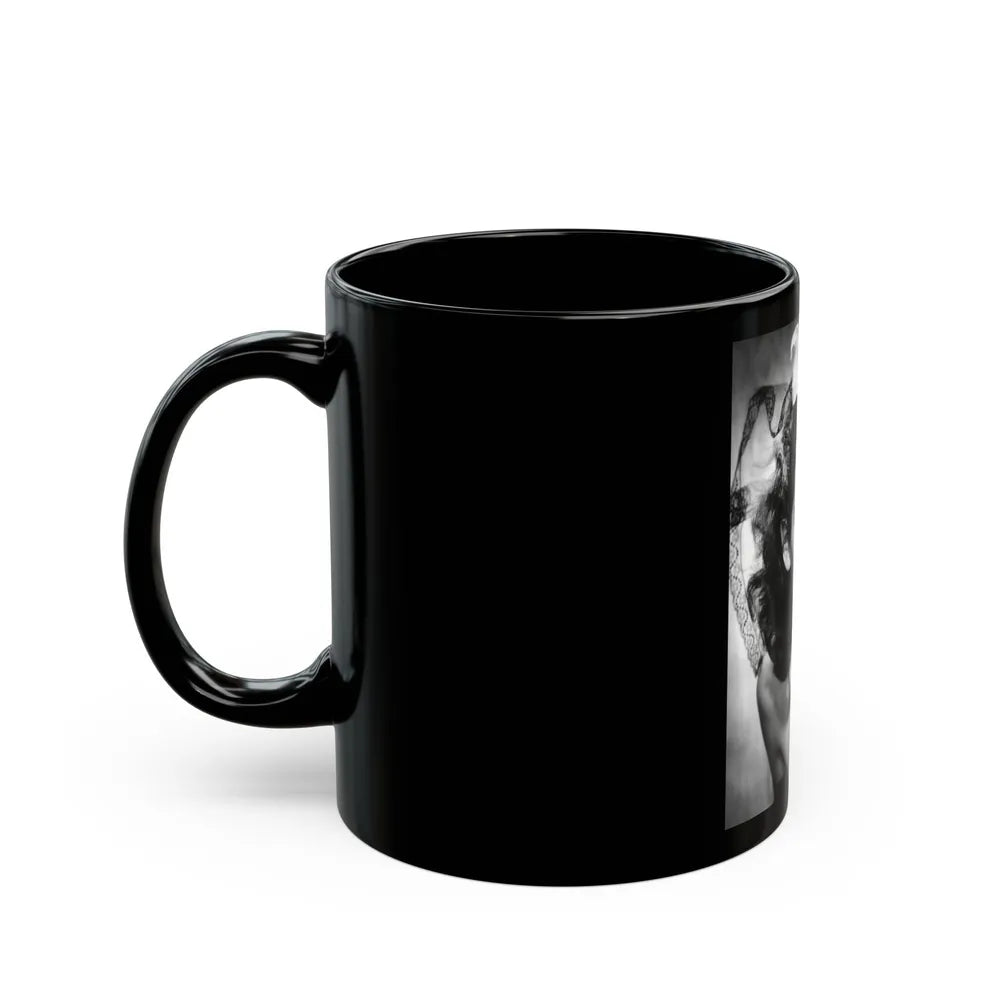 Jane Russell #234 (Vintage Female Icon) Black Coffee Mug-Go Mug Yourself