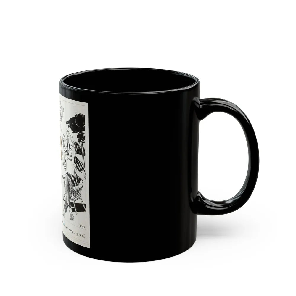 Cuties Daily Comic Strip, 1964 - Black Coffee Mug-Go Mug Yourself