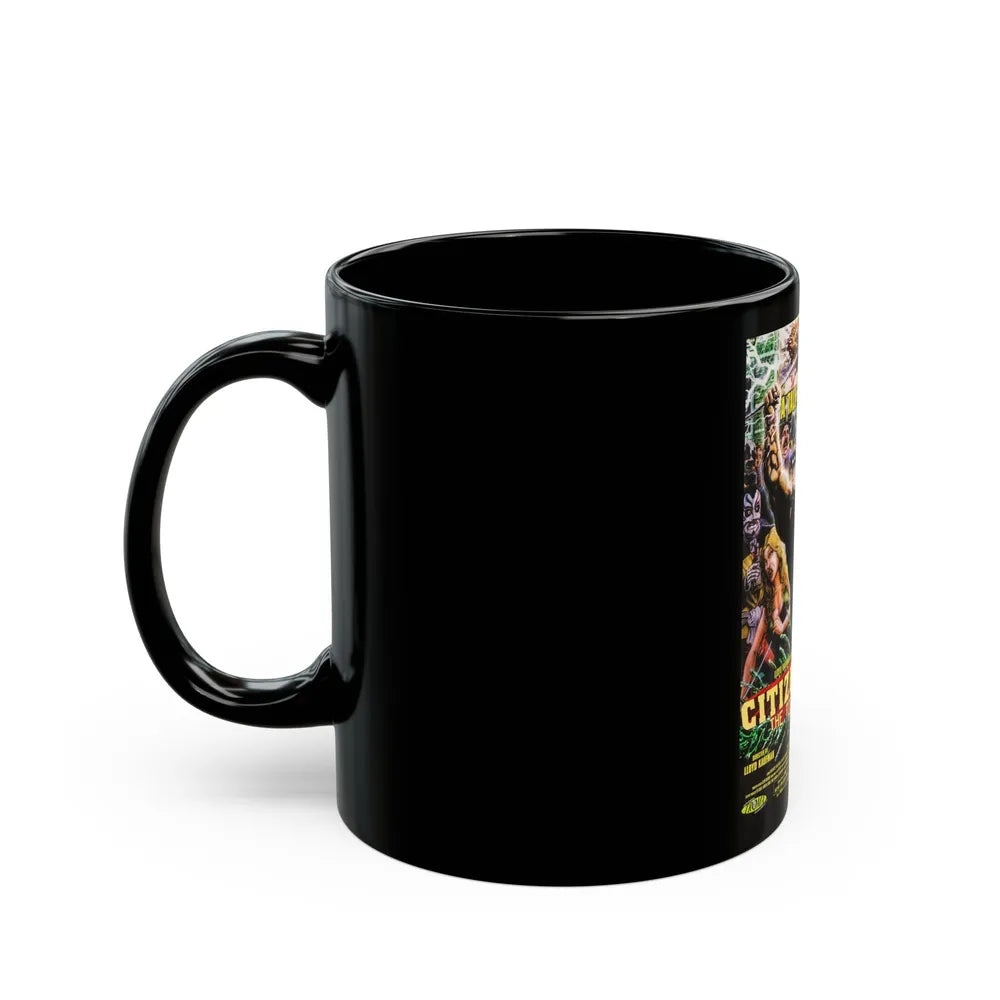 CITIZEN TOXIE - THE TOXIC AVENGER IV 2000 Movie Poster - Black Coffee Mug-Go Mug Yourself