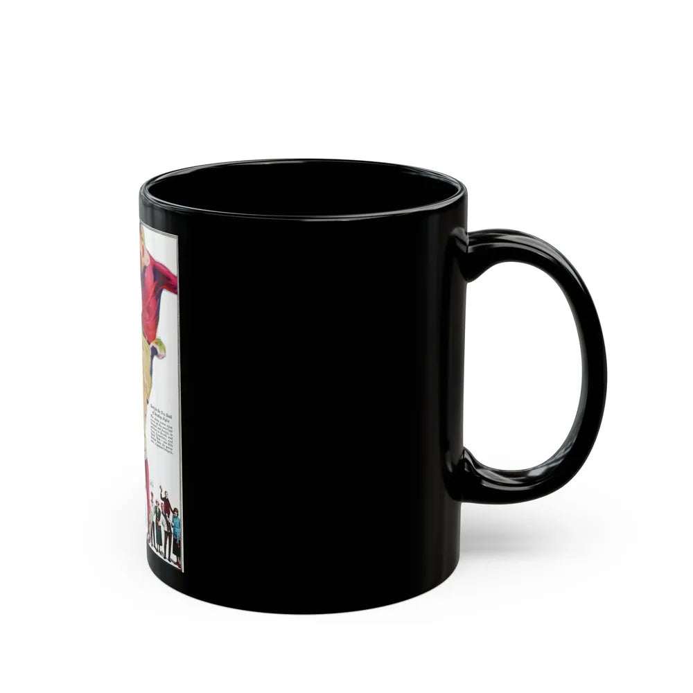 Bradley advertisement - Black Coffee Mug-Go Mug Yourself