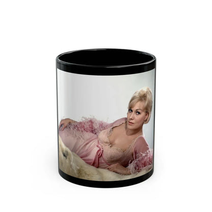 Kim Novak #357 (Vintage Female Icon) Black Coffee Mug-11oz-Go Mug Yourself