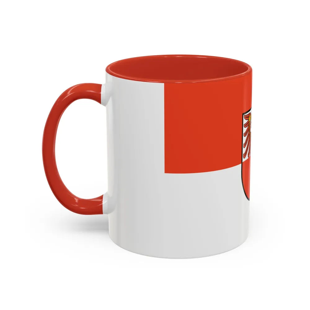 Flag of Barnim Germany - Accent Coffee Mug-Go Mug Yourself