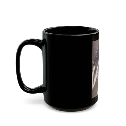 Pamela Tiffin #25 - Mag. Page (Vintage Female Icon) Black Coffee Mug-Go Mug Yourself