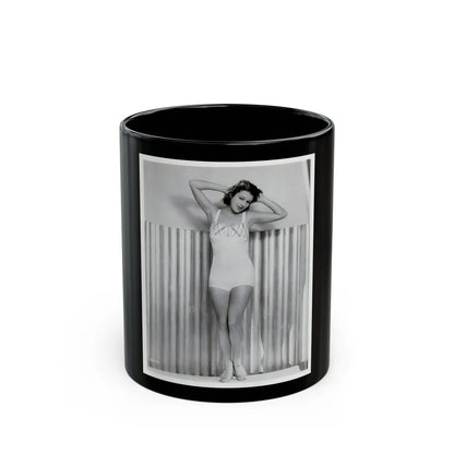 Lillian Roth #48 (Vintage Female Icon) Black Coffee Mug-11oz-Go Mug Yourself