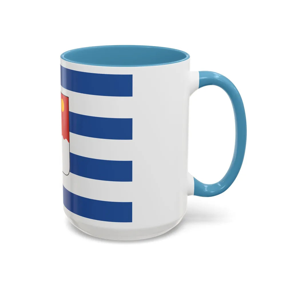 Flag of Batumi Georgia - Accent Coffee Mug-Go Mug Yourself