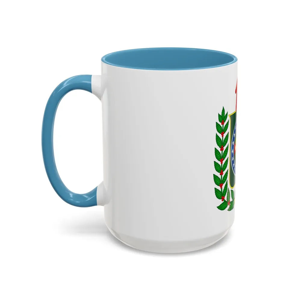 Republican Convention Brazil Emblem - Accent Coffee Mug-Go Mug Yourself