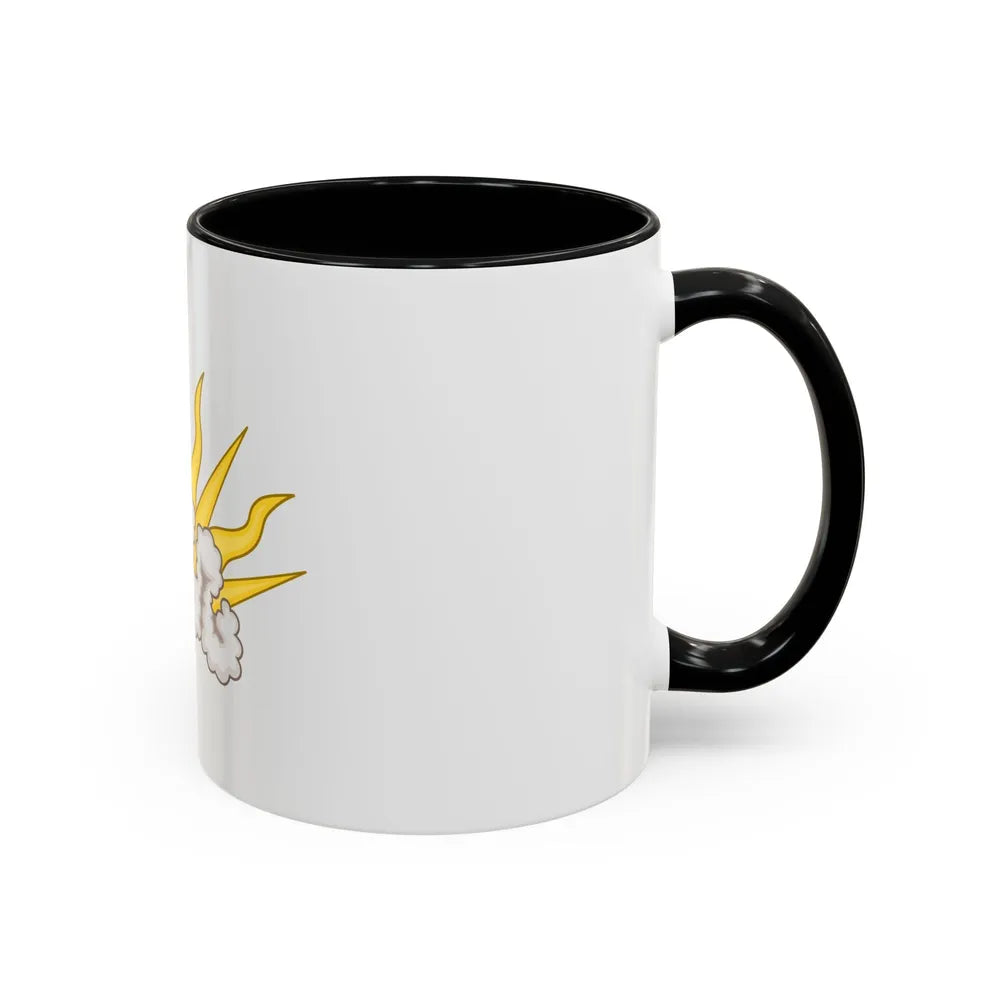 Sunburst Badge - Accent Coffee Mug-Go Mug Yourself