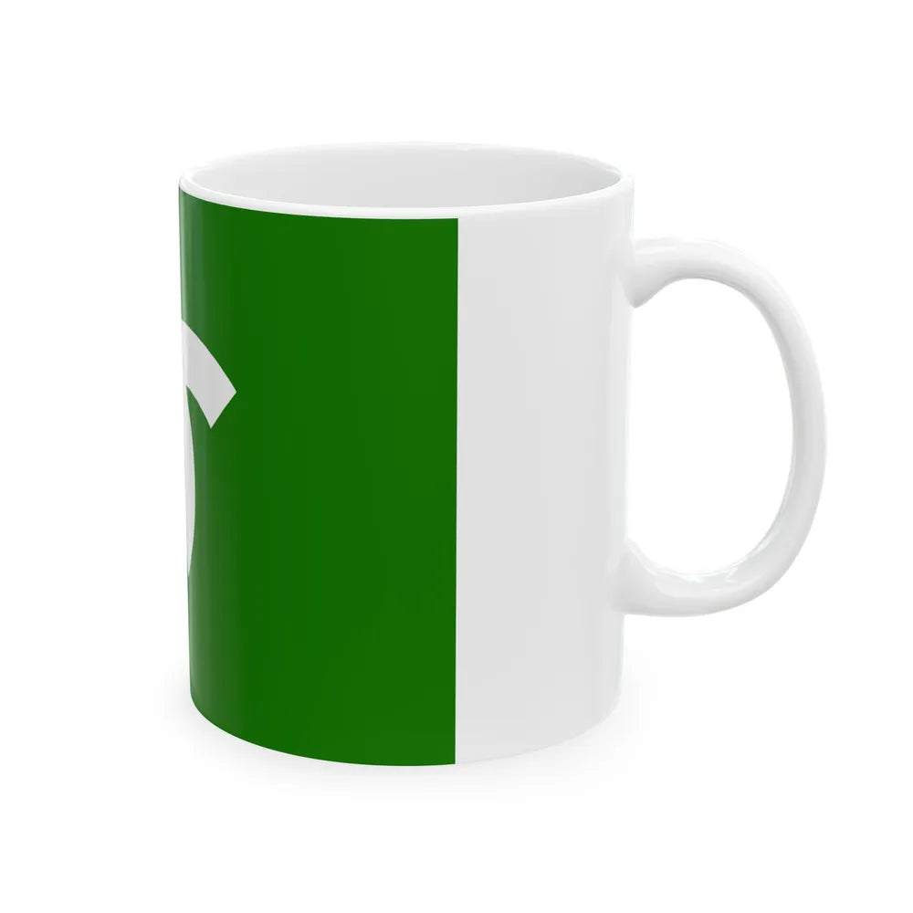 Flag of Kobe Japan - White Coffee Mug-Go Mug Yourself