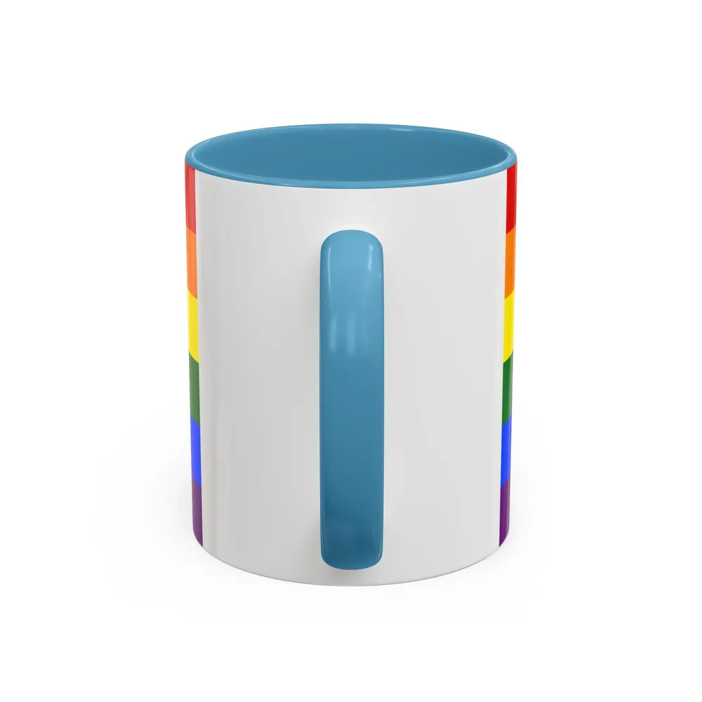 Gay Pride Pride Flag - Accent Coffee Mug-Go Mug Yourself