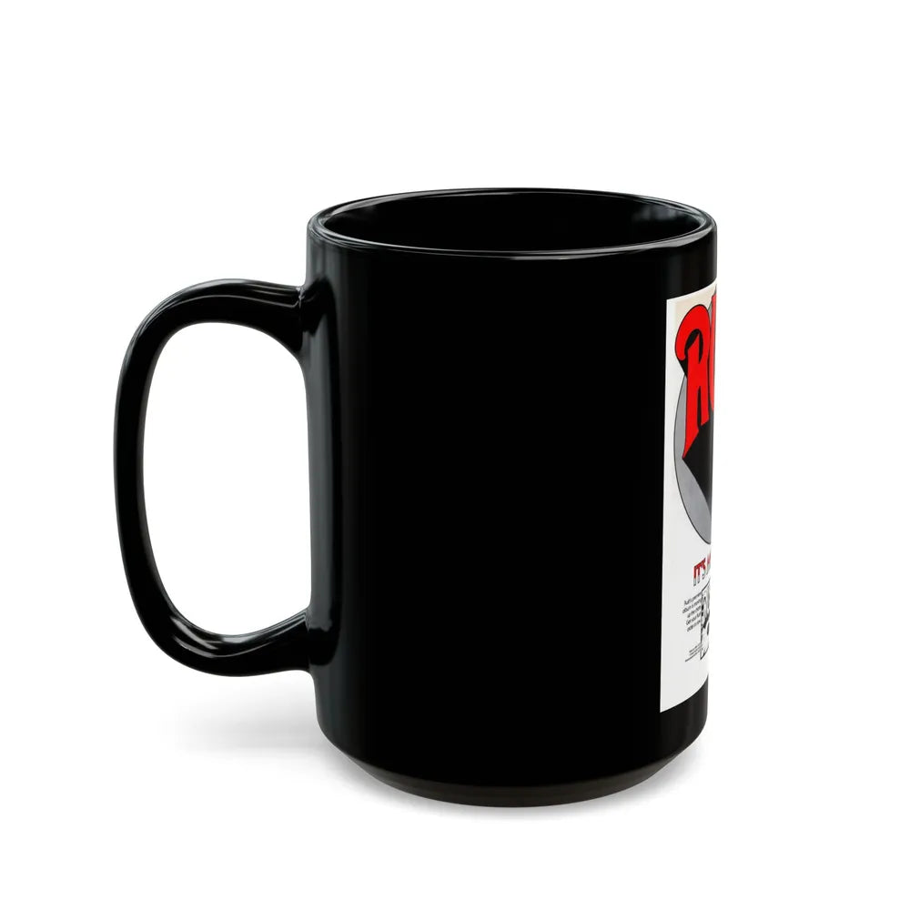 Rush - First Album 1974 (Music Poster) Black Coffee Mug-Go Mug Yourself