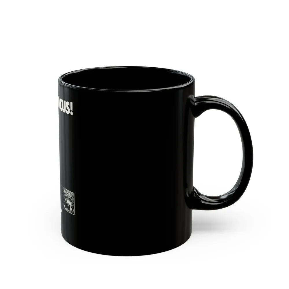 Focus 1973 (Music Poster) Black Coffee Mug-Go Mug Yourself