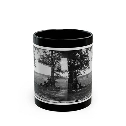 Cedar Mountain, Va. Battlefield Viewed From The West (U.S. Civil War) Black Coffee Mug-11oz-Go Mug Yourself