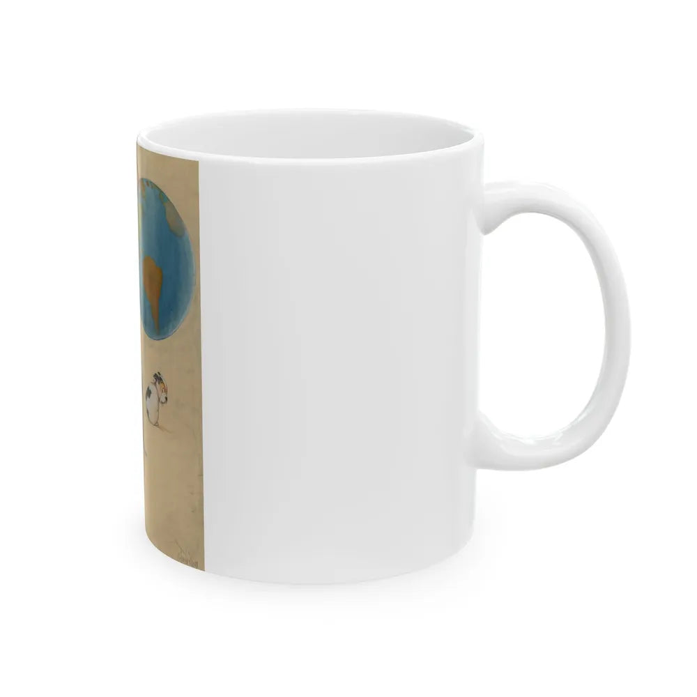 Boxing the World - White Coffee Mug-Go Mug Yourself