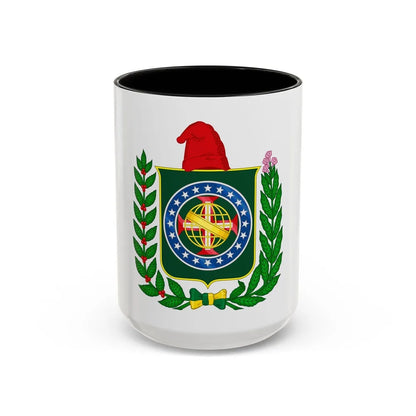 Republican Convention Brazil Emblem - Accent Coffee Mug-15oz-Black-Go Mug Yourself