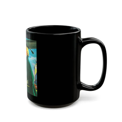 Capital Airlines advertisement, Collier's, March 15, 1952 - Black Coffee Mug-Go Mug Yourself