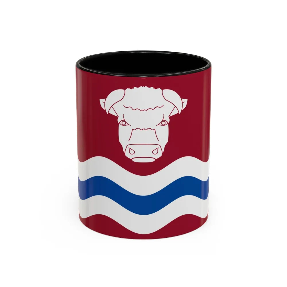 Flag of Herefordshire UK - Accent Coffee Mug-11oz-Black-Go Mug Yourself