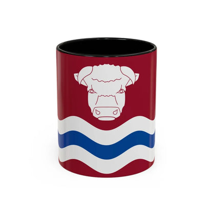 Flag of Herefordshire UK - Accent Coffee Mug-11oz-Black-Go Mug Yourself