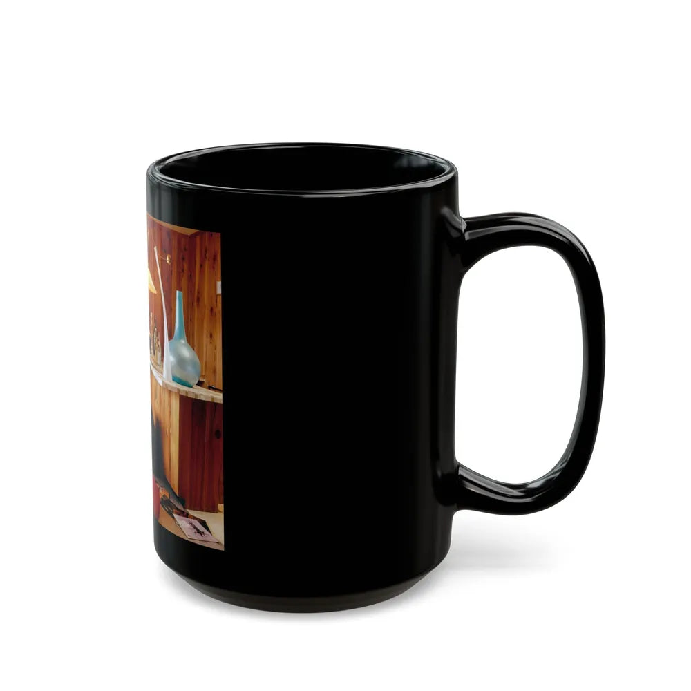 Eve Meyer #40 (Vintage Female Icon) Black Coffee Mug-Go Mug Yourself