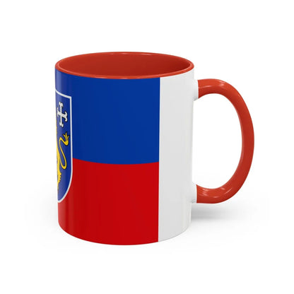 Flag of Friesland Germany - Accent Coffee Mug-Go Mug Yourself