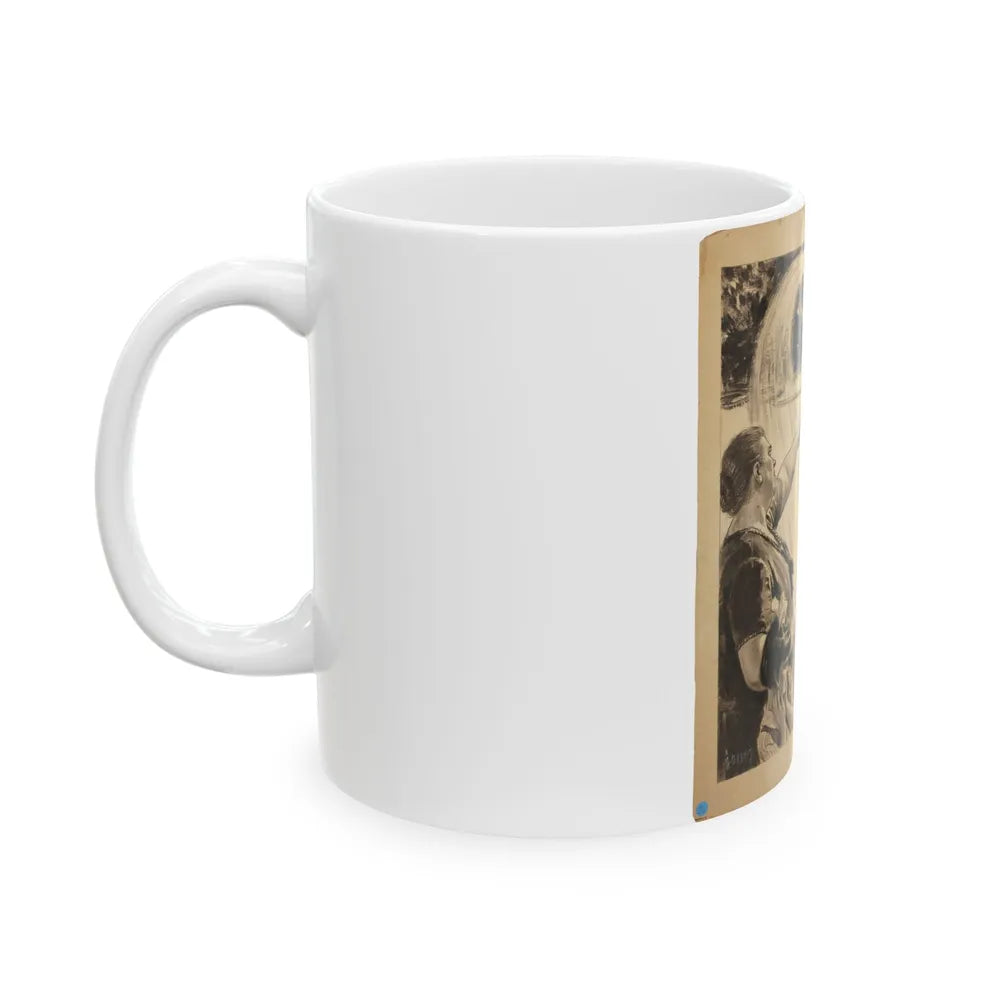 Don't Do That Illustration - White Coffee Mug-Go Mug Yourself